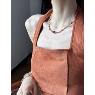 丝绸之路敦煌新中式国风小众项链挂件古风百搭西域风服饰手链手串