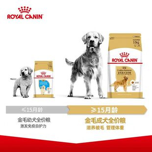 皇家狗粮GR25金毛成犬全价粮营养主粮金毛专用粮美毛12kg