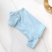 纯棉四脚包肚衣小狗衣服睡衣打底衫 泰迪比熊宠物衣服小型犬春秋款
