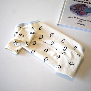 秋冬款 纯棉宠物猫狗狗衣服包肚子四脚衣泰迪比熊狗狗睡衣小型幼犬