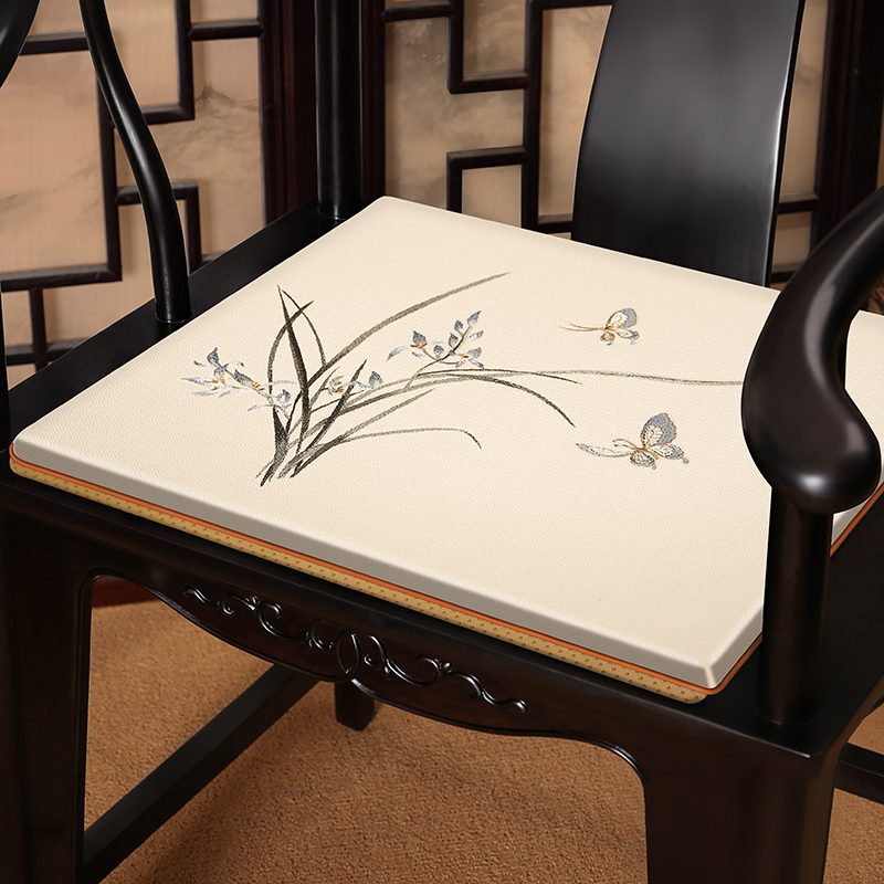 中式椅子坐垫实圈椅太师椅座垫红木椅子坐垫实木沙发垫茶桌餐椅垫