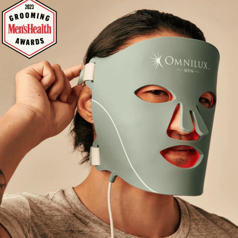 Omnilux男士红光LED面罩抗老美容仪淡纹抗衰淡纹面罩