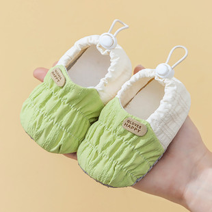 不掉0一1岁新生儿鞋 婴儿鞋 12个月9软底学步男女宝宝鞋 子 春秋款