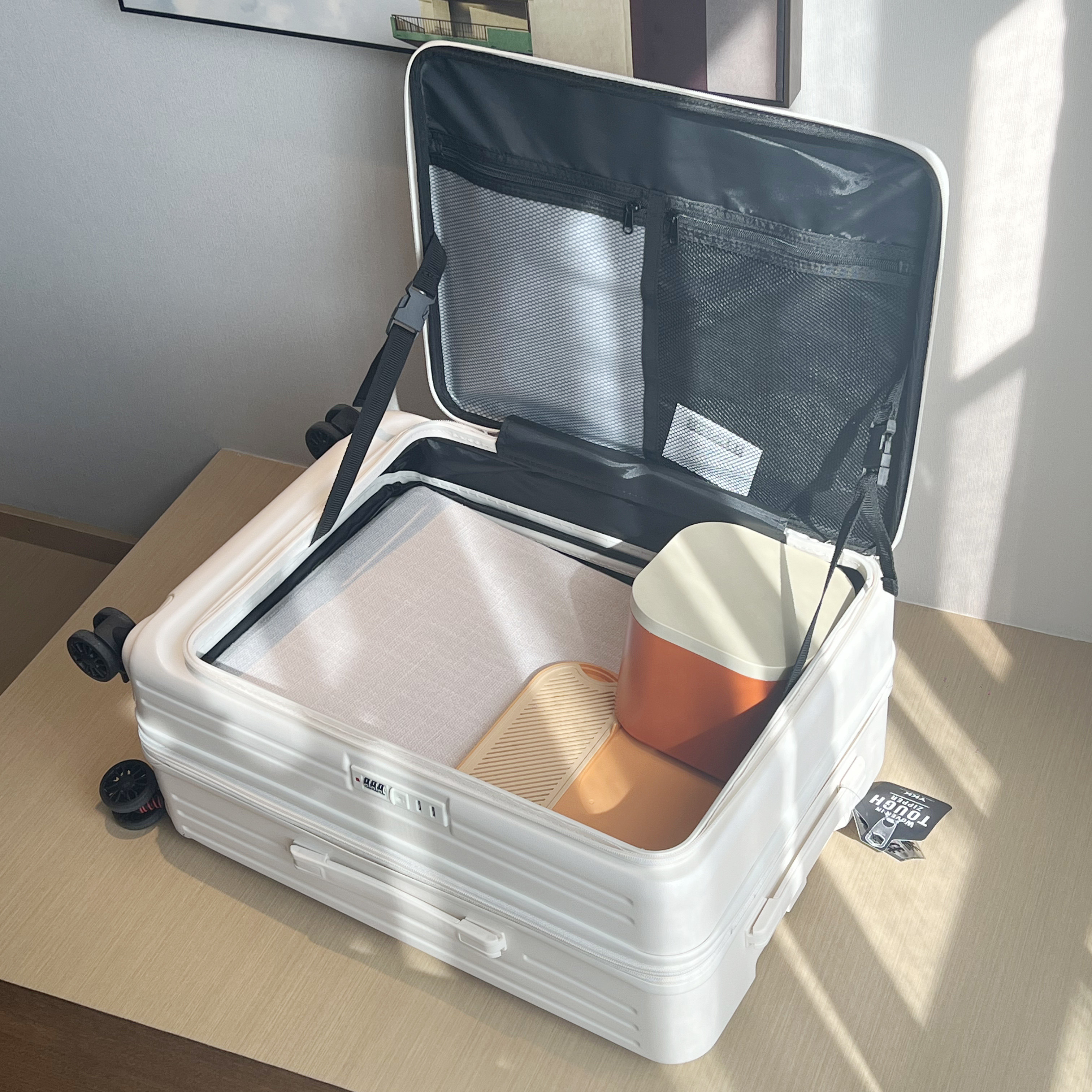 侧开口行李箱女多功能扩容拉杆箱2024新款旅行箱男拉链20寸登机箱,箱包皮具/热销女包/男包,旅行箱,淘宝优惠券,粉丝福利购,淘宝优惠卷