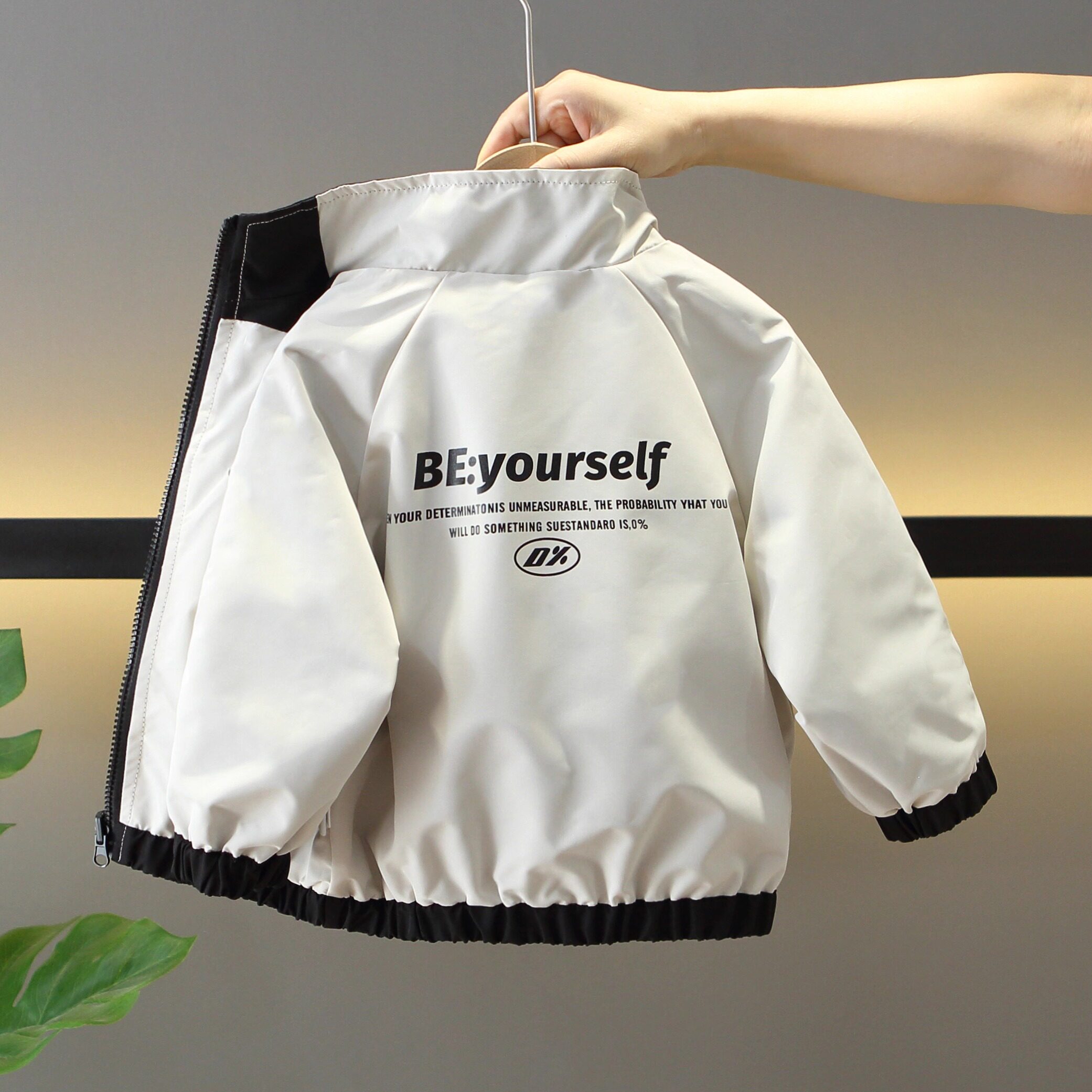 男童外套春秋款2025新款儿童秋装小男孩秋季冲锋衣宝宝双面穿夹克