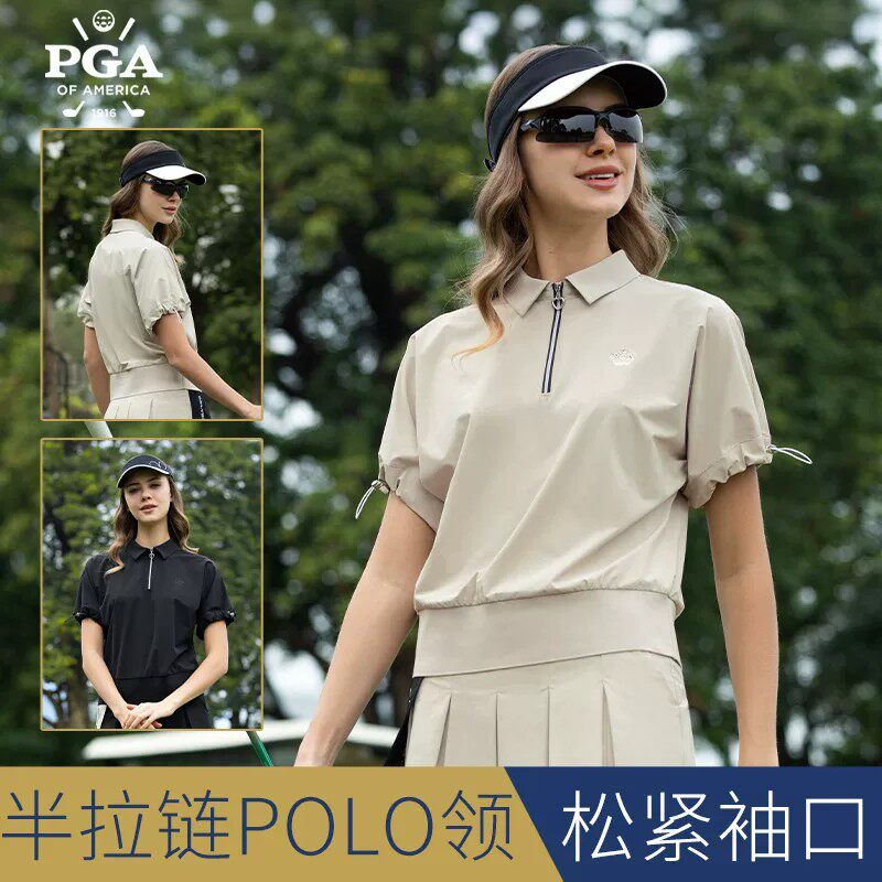 高尔夫服装女韩版短袖T恤夏休闲