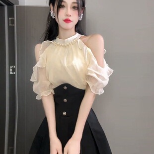 白枕鹤今年流行爆款夏季套装女2026新款短裙子小个子独特绝美一
