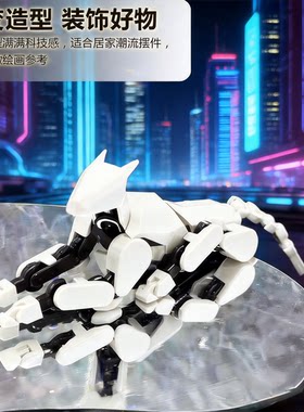 3D打印新款13帅气警犬多关节可动人偶男孩动物摆件模型拼装人仔61