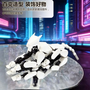3D打印新款13帅气警犬多关节可动人偶男孩动物摆件模型拼装人仔61
