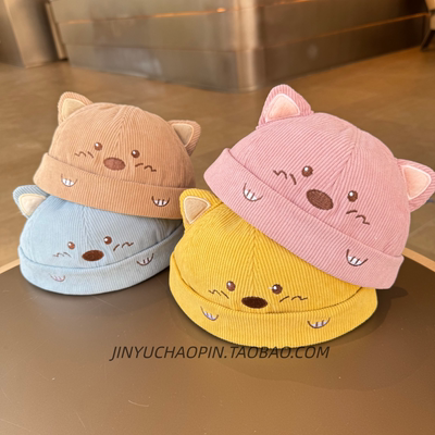 婴儿帽子春秋款韩版超萌男童