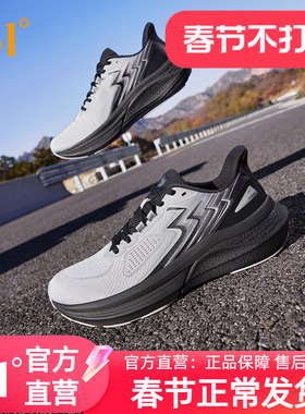 361Phoenix凤凰跑步鞋2024冬季新款稳定缓震跑鞋耐磨防滑运动鞋男