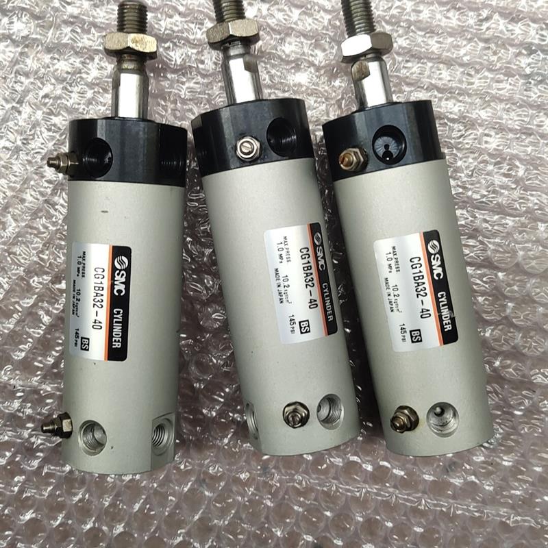 议价 日本进口SMC气缸CG1BA32-40两端带气缓冲,库存闲置