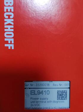 议价 EL9410 德国BECKHOFF模块库存货成色很新功能