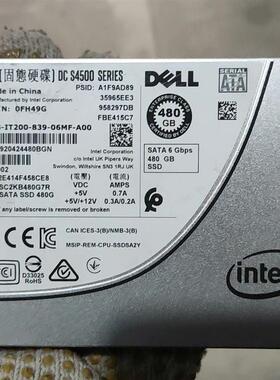 议价 SSD固态硬盘DC S4500  SERLES  480G