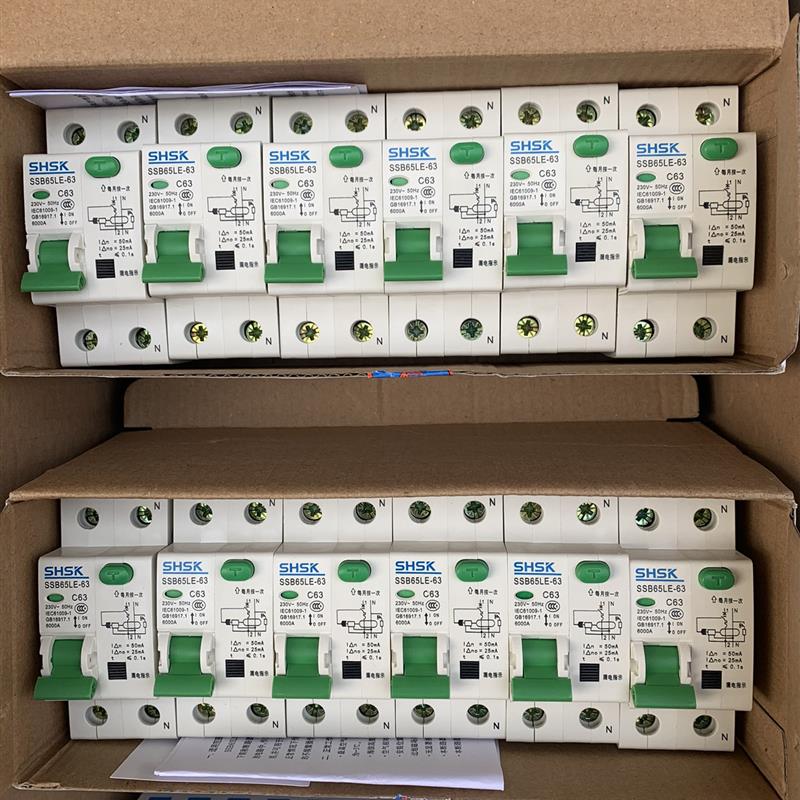议价 上海三开电器漏电断路器,上海三开1P+N漏电断路器,全新带