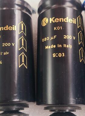 议价 拆机意大利 Kendeil 肯德 200v680uf 金字滤