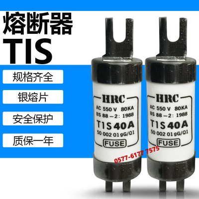 HRC熔断器RG2 TIS 50A 60A 63A 80A 100A 500V 550V保险丝管660V