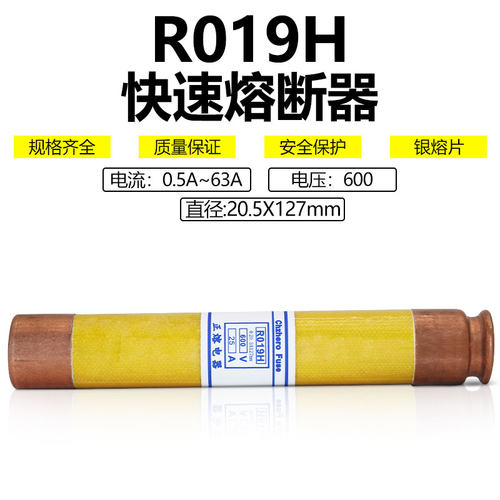 RO19H熔断器R019H 600V 0.5A1A2A2.5A3A4A5A 20.5X127mm保险管