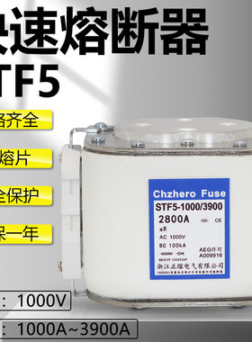 快速熔断器STF5-1000/3900 1000V 3000A 3200A 3600A 3900A快熔