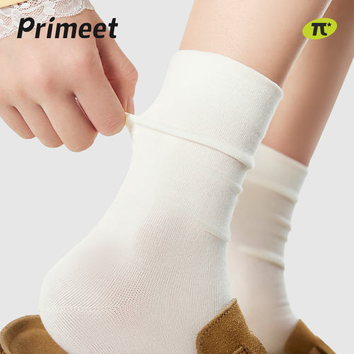PRIMEET/派米miu系女白色袜子
