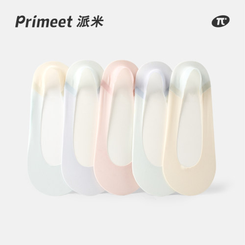 PRIMEET/派米夏季女冰丝凉感船袜