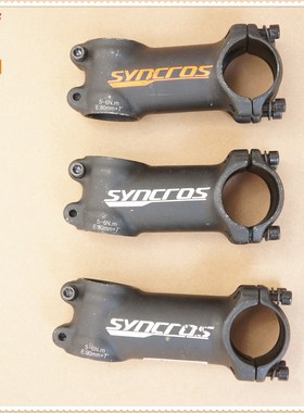 瑕疵台产瑞士SCOTT斯科特syncros山地车31.8*80/90MM铝合金把立