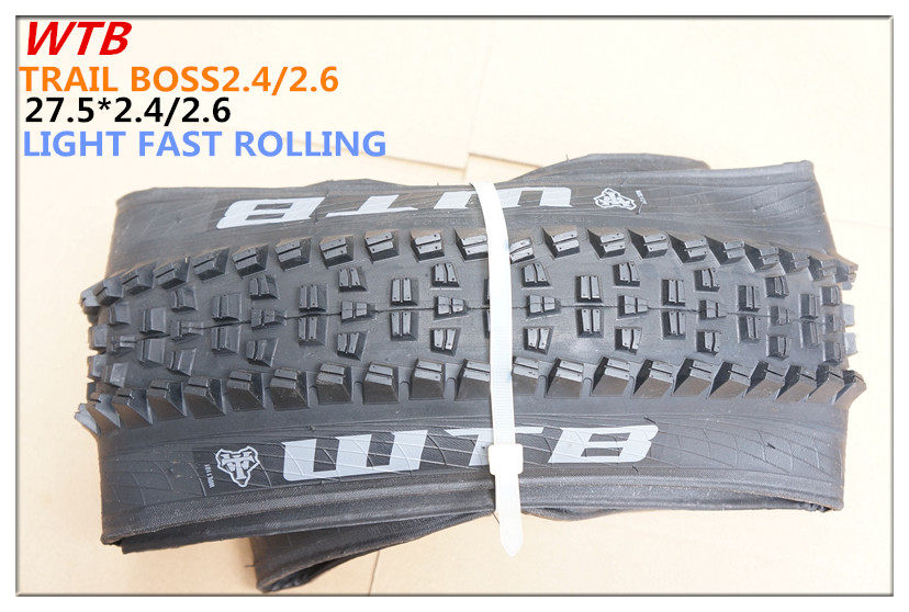WTB TRAIL BOSS2.4/2.6系列全能型27.5寸山地车折叠外胎/紧密胎面