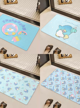企鹅山姆 TuxedoSam 周边地垫浴室脚垫卧室阳台洗手间短绒防滑垫