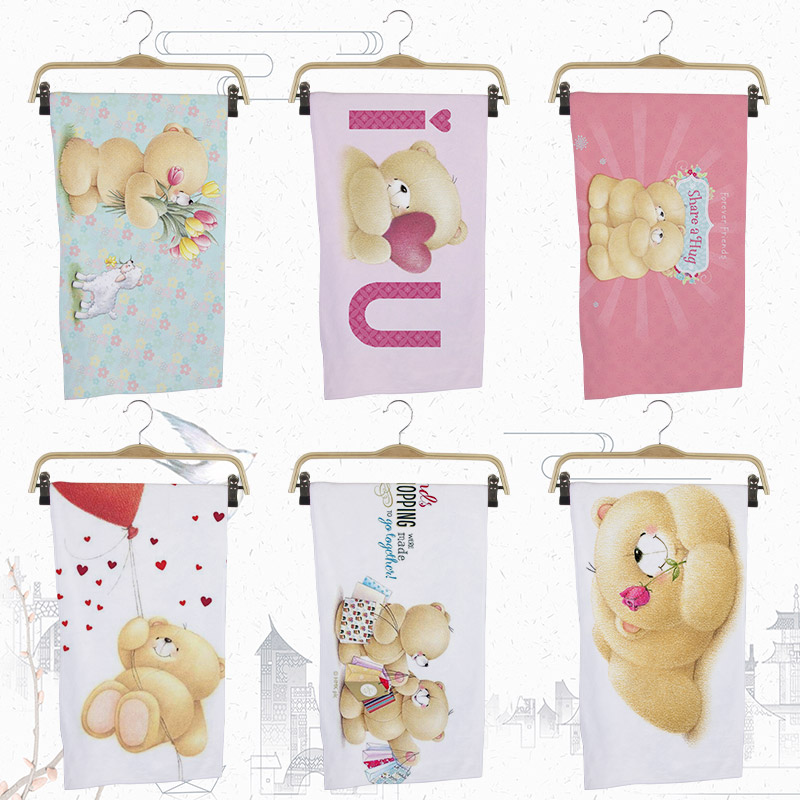 forever friends 安德鲁熊 儿童学生大浴巾沙滩巾毛巾枕巾 啤啤熊