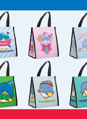 Tuxedosam 山姆企鹅 手提包便当袋饭盒袋上班便携午餐手拎带饭包