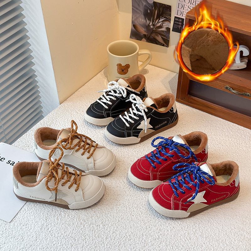 儿童板鞋2025秋冬新款加绒休闲鞋子女童运动鞋男童脏脏鞋德训棉鞋,童鞋/婴儿鞋/亲子鞋,棉鞋,淘宝优惠券,粉丝福利购,淘宝优惠卷