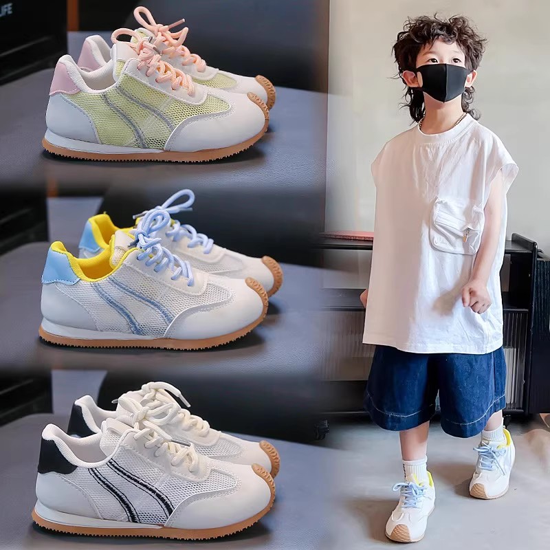 男女童德训鞋单网阿甘休闲运动鞋