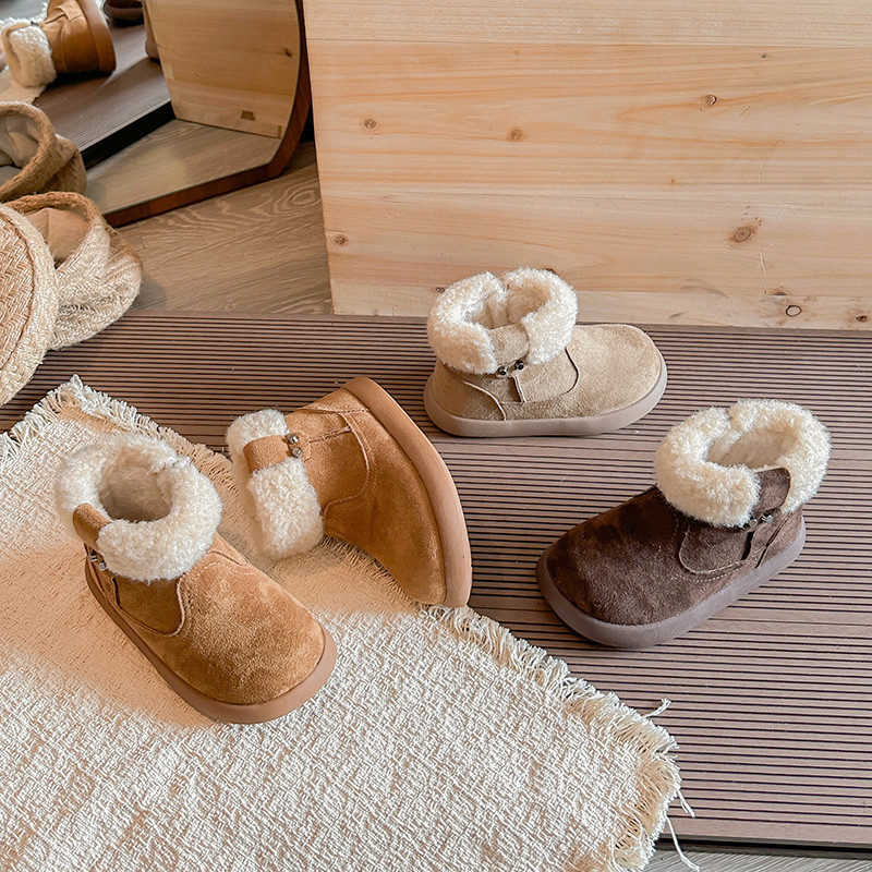 女童大棉鞋2025冬新款儿童加绒毛毛马丁靴女孩防滑软底保暖公主靴,童鞋/婴儿鞋/亲子鞋,棉靴,淘宝优惠券,粉丝福利购,淘宝优惠卷