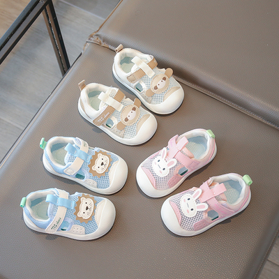男宝宝凉鞋学步鞋女童网面运动鞋