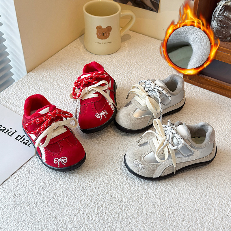 女童鞋儿童运动德训板鞋2025新款秋冬轻便女孩红色加绒二棉休闲鞋,童鞋/婴儿鞋/亲子鞋,运动鞋,淘宝优惠券,粉丝福利购,淘宝优惠卷