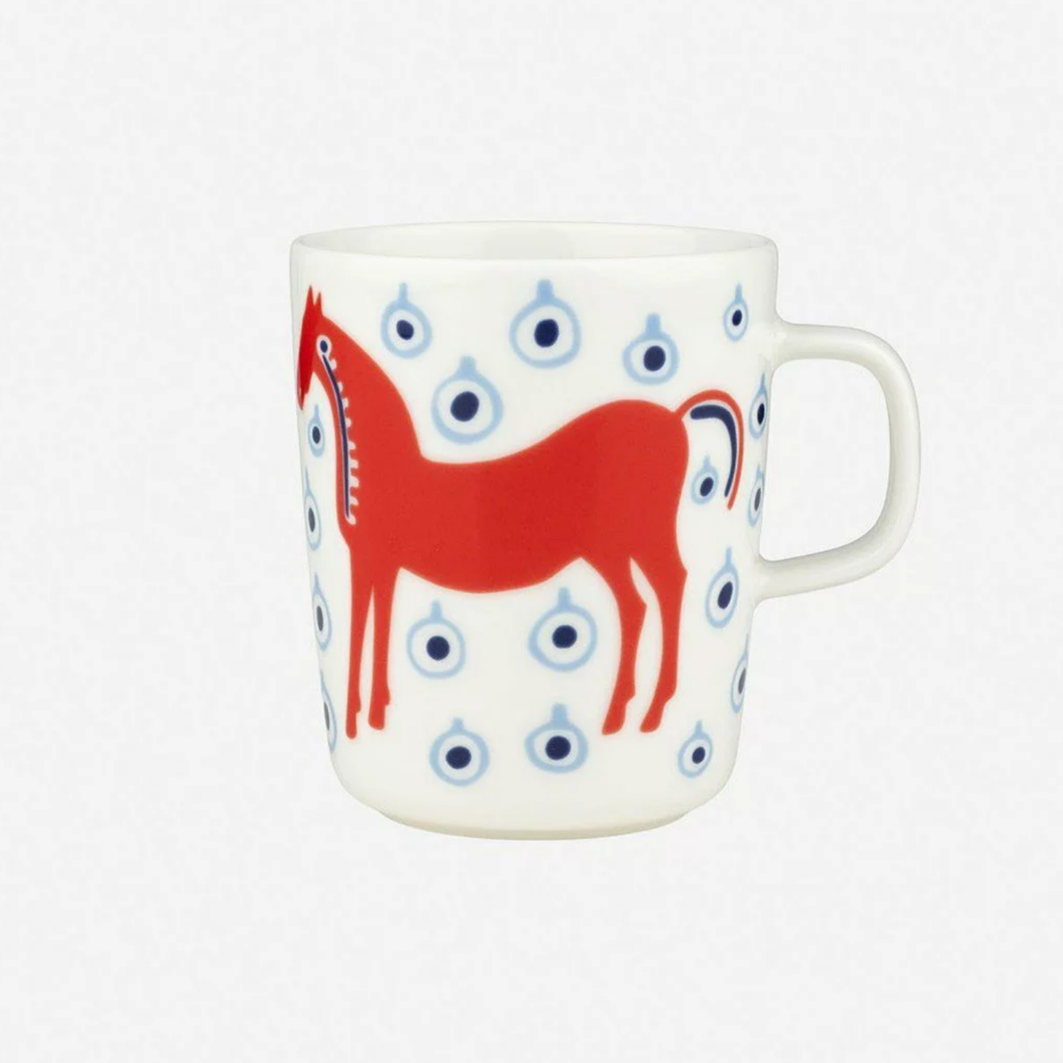 Marimekko Musta Tamma2026马年小红马马克杯250ml200ml
