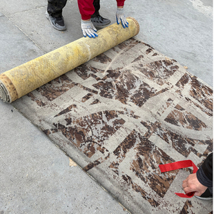 二手旧地毯酒店走廊撤回厚地毯耐磨网格麻底保护地面大面积满铺