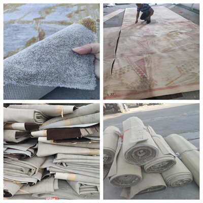 旧地毯阻燃毛毯地垫施工保护地面