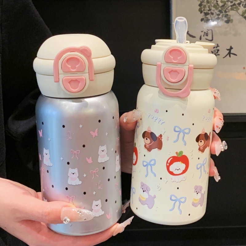 原创保温杯小红书爆款吸管水杯