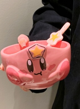 星之卡比米饭碗女高颜值儿童碗具泡面碗学生宿舍生日礼物2026新款