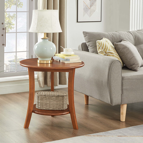 美式小圆桌沙边几阳台小茶几