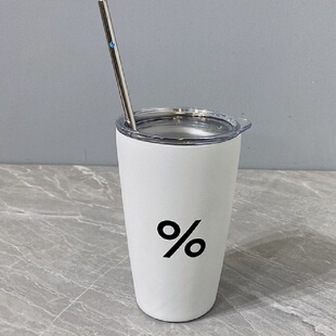 同款阿拉比卡联名百分号咖啡杯不锈钢保温杯随行杯马克杯