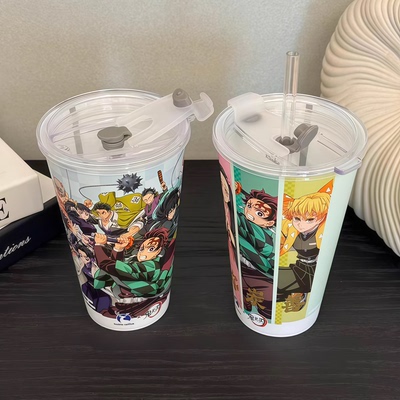 适配瑞幸咖啡X鬼灭之刃循环杯超大杯PP杯 配件密封杯盖