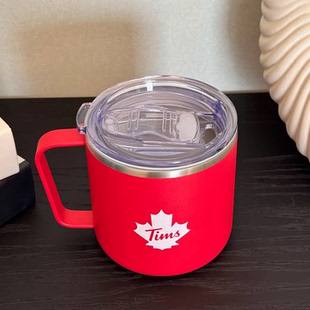 适配Tims经典升级版把手杯天好不锈钢马克杯350ml款 配件密封杯盖