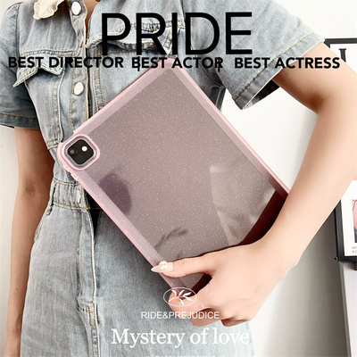 适用ipadmini6保护套air4/5/6小胖妞ipad10透明硅胶2024款ipadpro13寸气囊防摔苹果12.9糖果色13保护壳