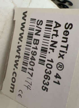 WTW PH酸度复合电极103635SenTix 41