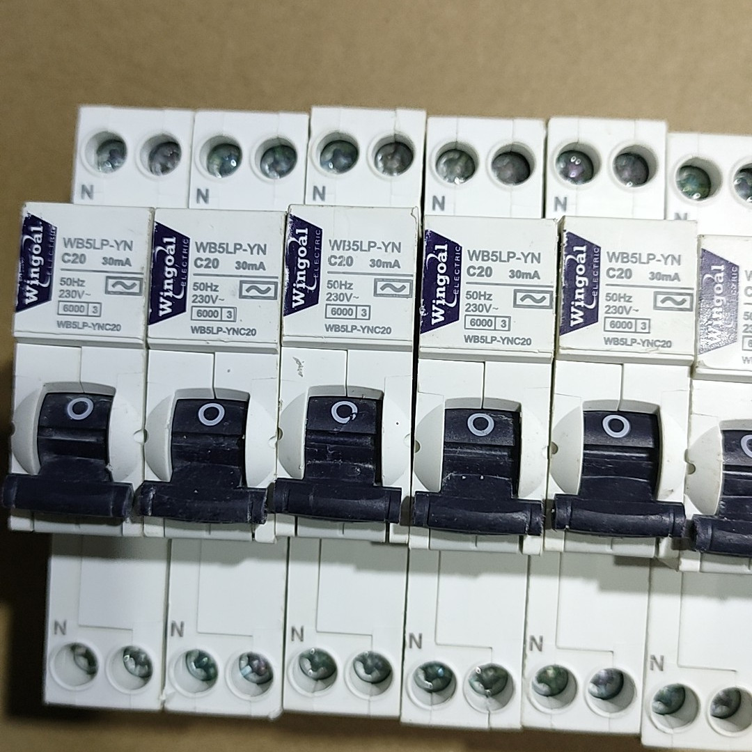 Wingoal漏电保护器，型号WB5LP-YN，1P+N，适