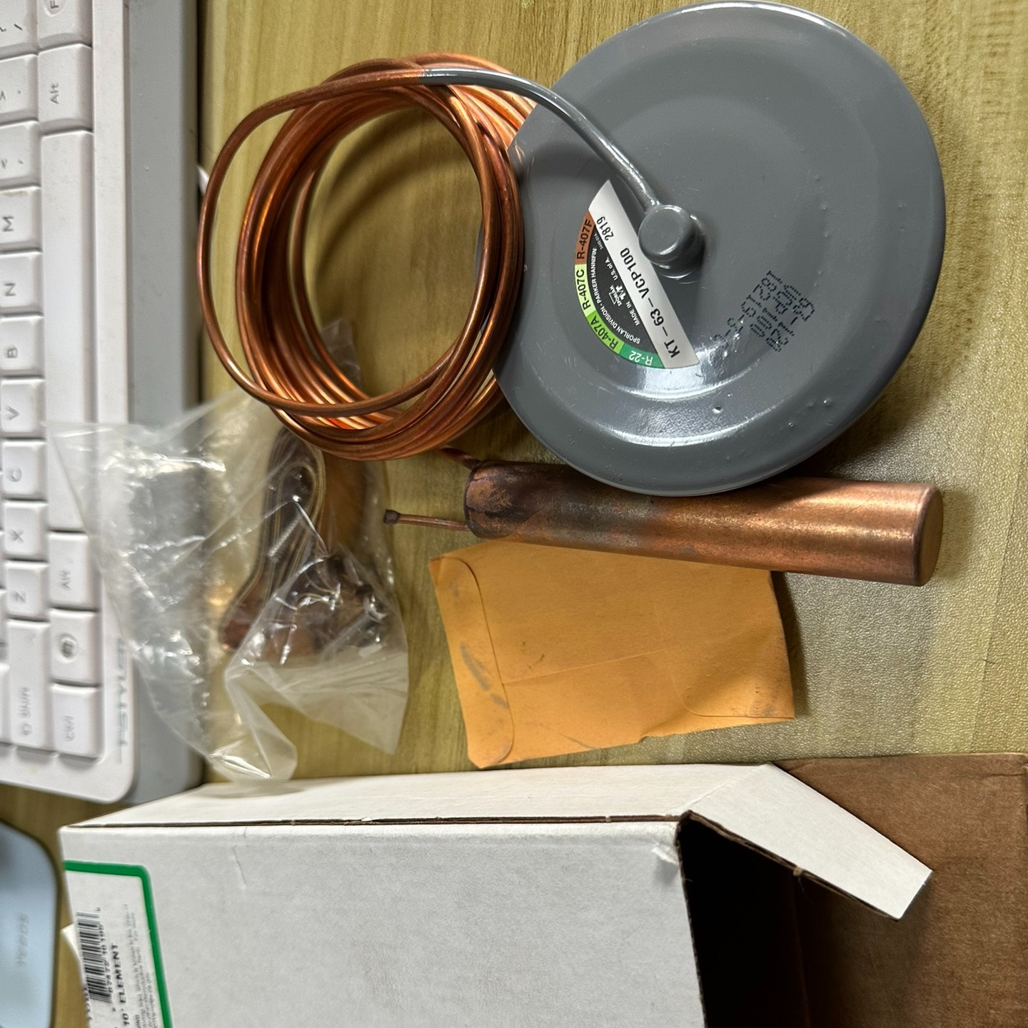 斯波兰膨胀阀感温包KT-63-VCP100,kT63VCP1