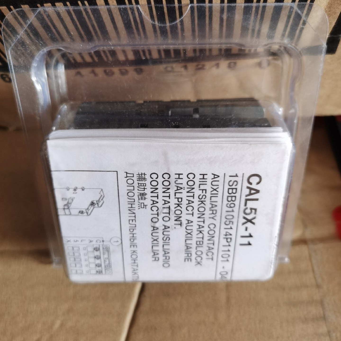 原装ABB接触器附件 辅助触点 CAL5X-11，