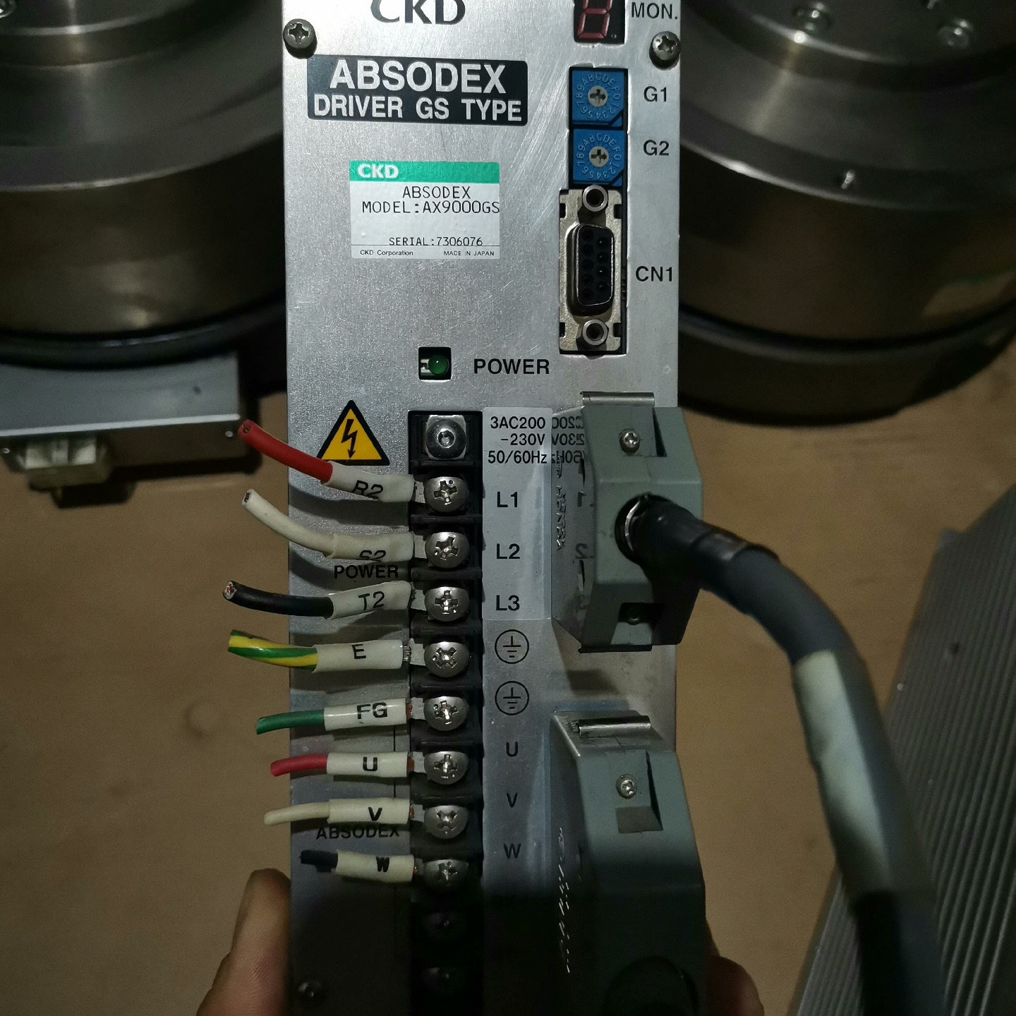 CKD DD马达 驱动器AX9000GS，电机AX4075S